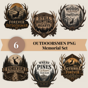 Hunting Memorial PNG Bundle